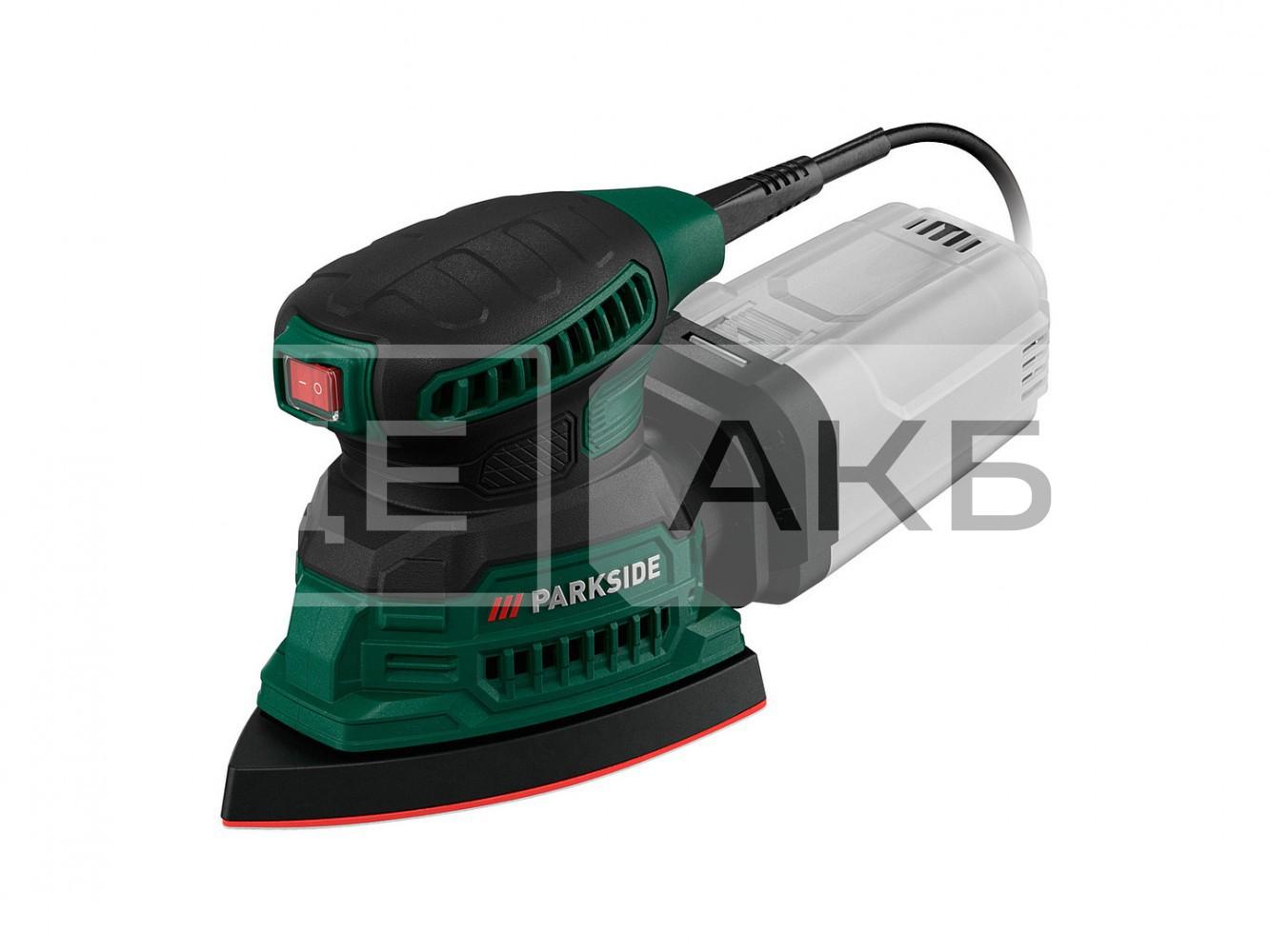 ШЛІФМАШИНА ВІБРАЦІЙНА PARKSIDE 160W 13000/26000 ОБ/ХВ PMS160C2