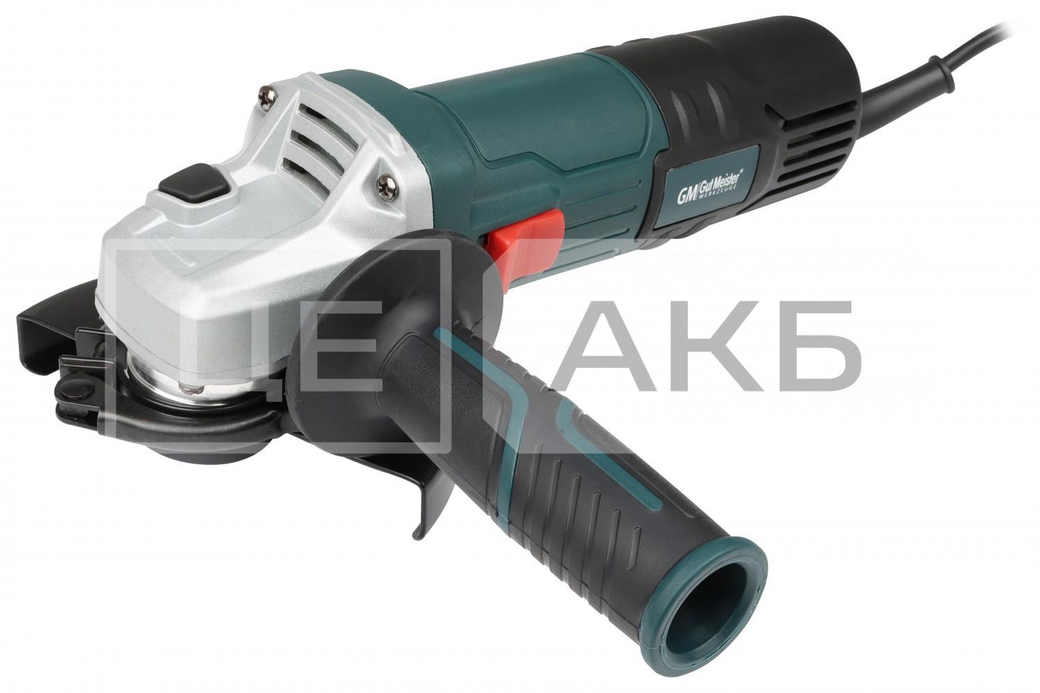 ШЛІФМАШИНА КУТОВА GUT MEISTER Ø125MM 900W 11000 ОБ/ХВ AG12509