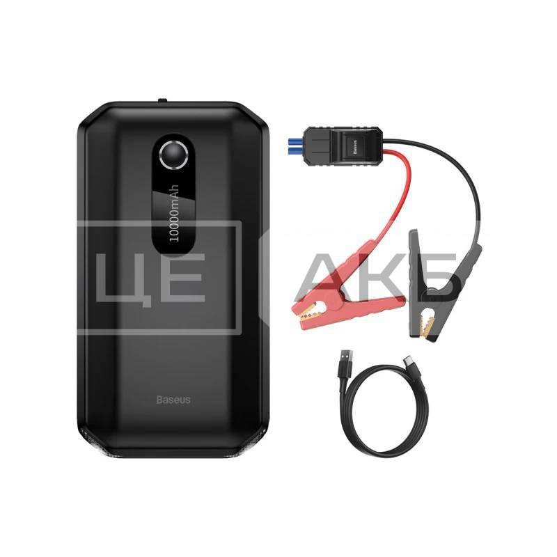 ПРИСТРІЙ ПУСКОВИЙ (БУСТЕР) BASEUS SUPER ENERGY AIR CAR JUMP STARTER 1000A 10000MAH (З ФУНКЦІЄЮ POWER BANK) CGNL020101