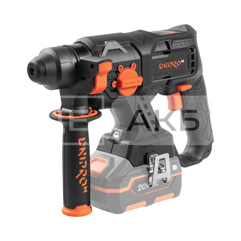 ПЕРФОРАТОР АКУМУЛЯТОРНИЙ БЕЗЩІТКОВИЙ DNIPRO-M DHR-201BC COMPACT 20V 2J 0-1400 ОБ/ХВ 0-4500 УД/ХВ  (БЕЗ АКБ І ЗП)