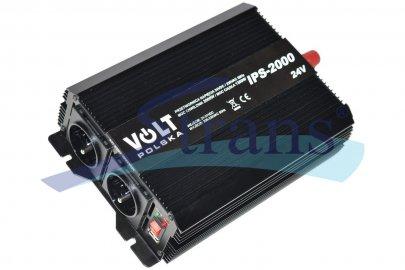ПЕРЕТВОРЮВАЧ НАПРУГИ 24V/230V 1000/2000W IPS-2000 IPS200024V